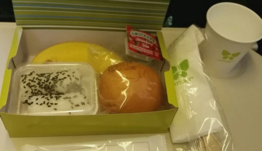 【韓国飛行機】ジンエアーの機内食